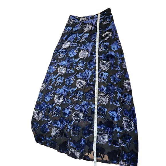 XXI Forever 21 Whimsigoth Velvet Burnout Maxi Skirt Juniors Small Fairy Grunge - Picture 8 of 11